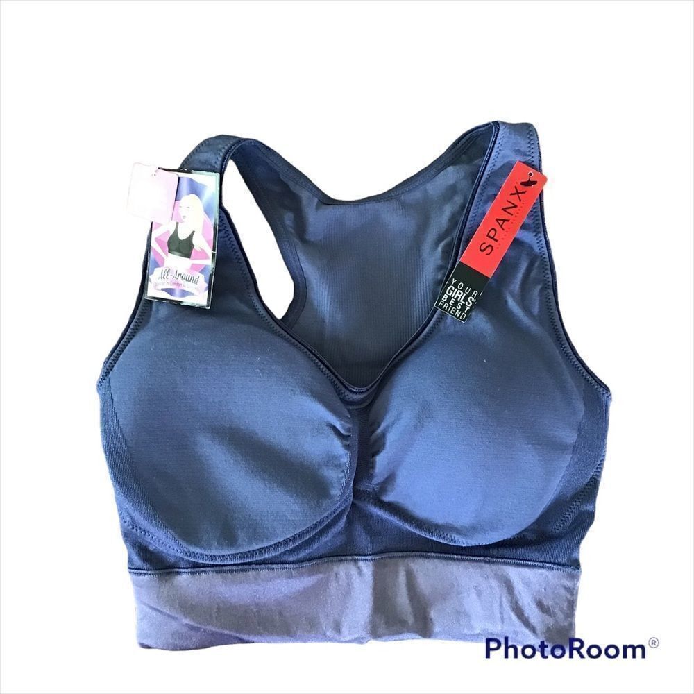 Spanx Chambray All Around Racerback Bra Small